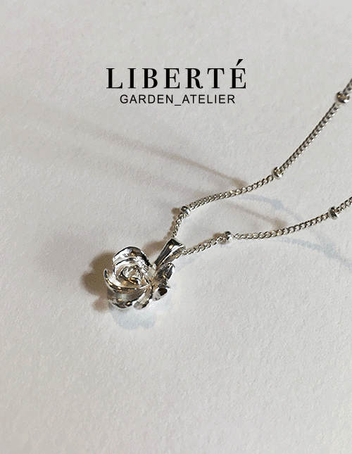 [silver925]dear Rose Necklace